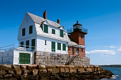 Rockland Breakwater Light on a Calm Summer Day